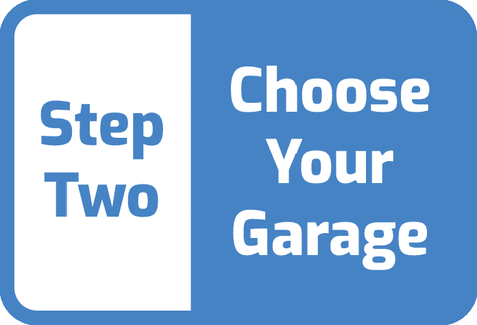 step 2 finding garages nearby